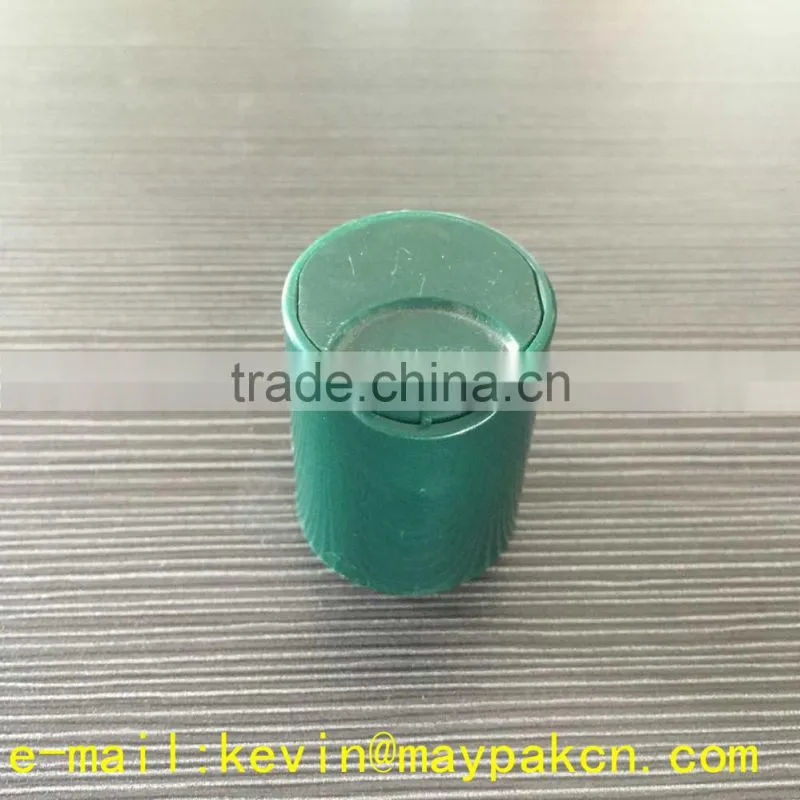 2016 high quality UV metal disc top caps for bottle, custom aluminum dosc top cap*