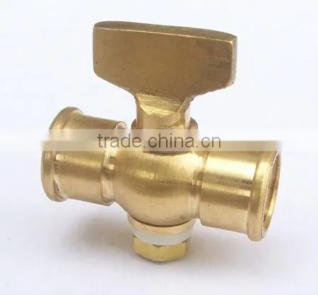 Brass gauge needle valve,gauge stop valve DIN 16261for pressure and temperature gauges accessories