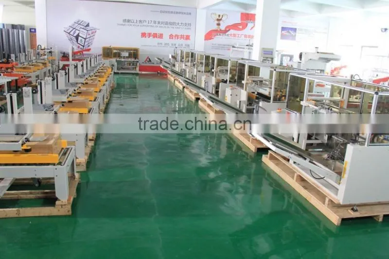 Good quality Automatic carton erector machine with siemens control system