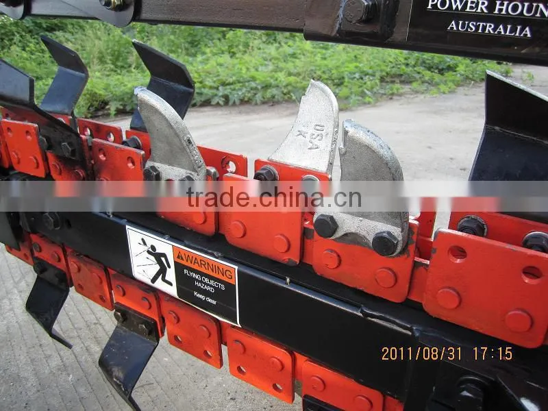 brand new chain trencher attachment for wheel loader