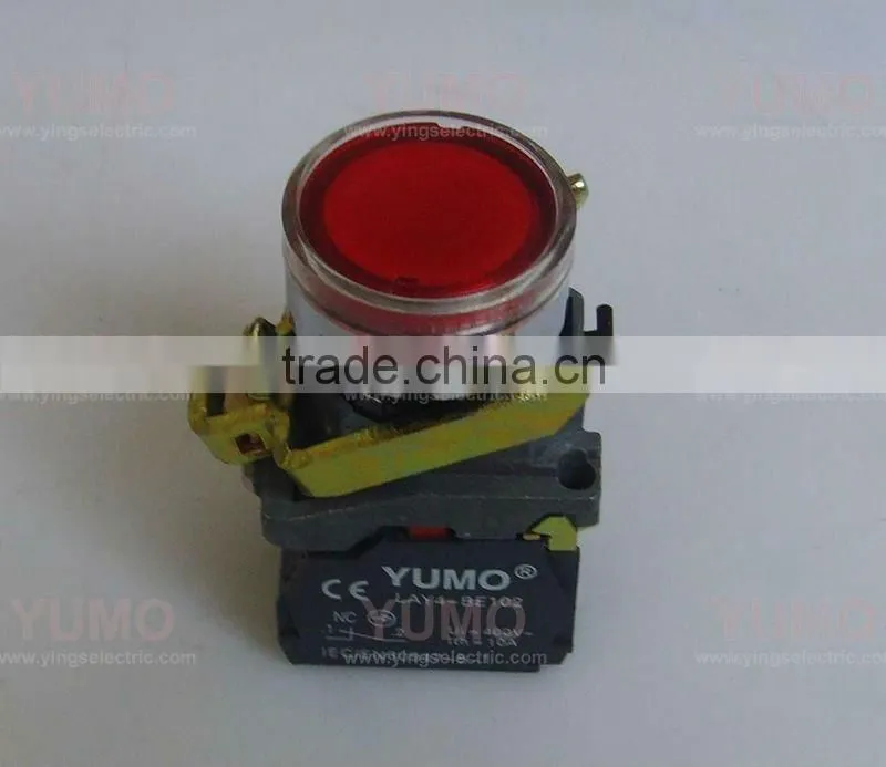 Push button switch LAY4-BW3462 24V RED
