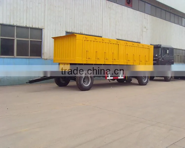 SINOTRUK manufacture heavy duty 2 axle draw bar full trailer