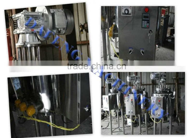 SS.316L 50L electric heating double jacketed mixing tank
