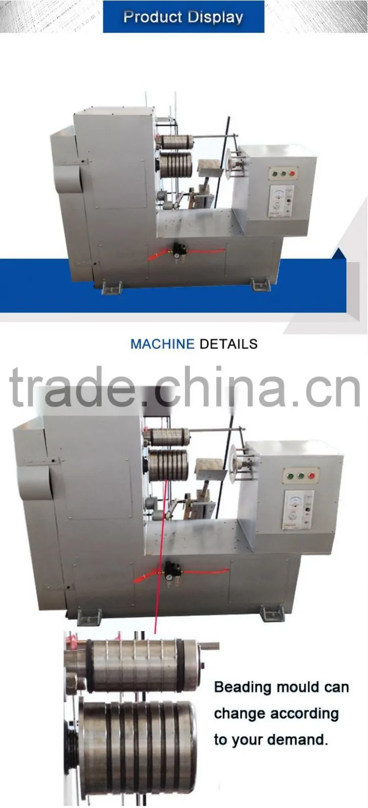 Hydraulic Beading Machine For Tin Can Metal Can Making Line