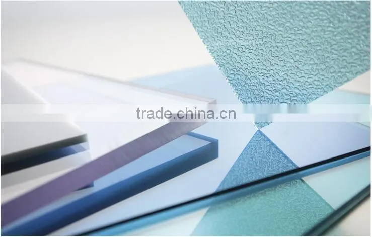 block out rain and sun Polycarbonate sheet awning with sun shield
