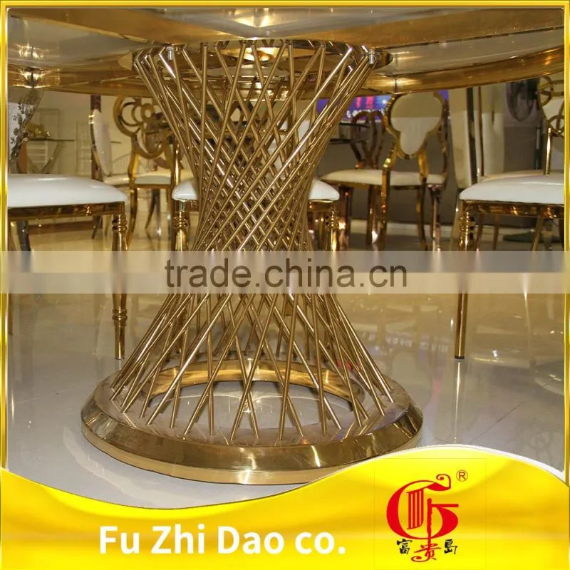 Foshan furniture market high-class brief stainless steel chair for sale
