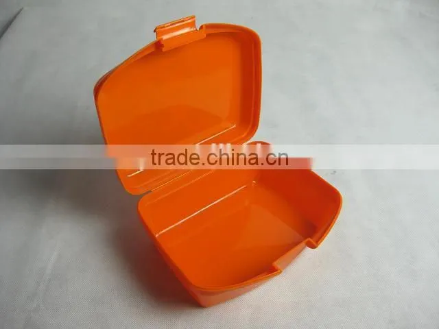 Kids Plastic rectangle PP material children's lunch box/plastic food container