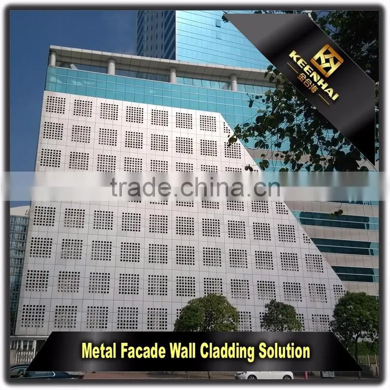 Manufacturer Perporated Stainless Steel Sheet Exterior Decorative Wall Panel