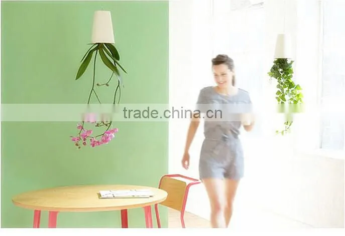 Creative Hanging Decorative Plant Pots Indoor,Colored Plastic Plant Pots