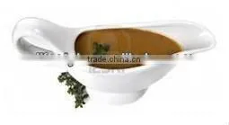 Hot sale solid color stoneware gravy boat