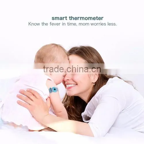 Medical & Household Baby Digital Thermometer, Wearable Smart Electronic Fever Monitor with LCD Display for Testing Temperature