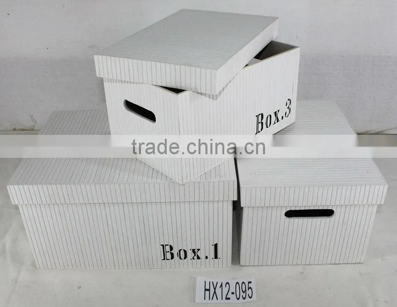 Rectangular Wooden Storage Container