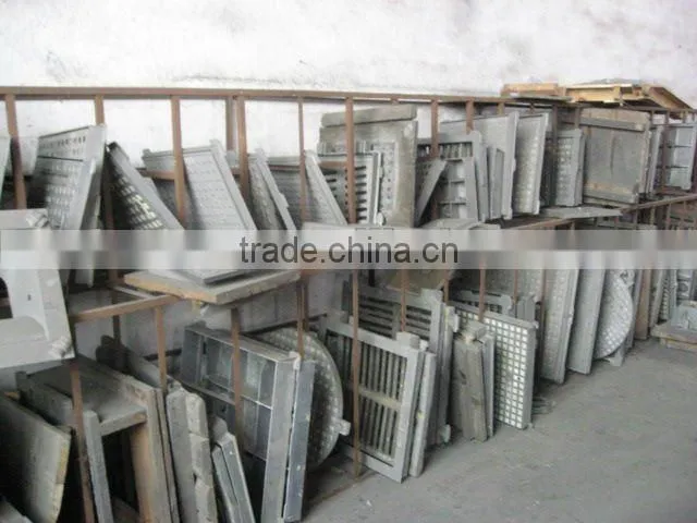 Customized foundry iron flood control installations cover plate