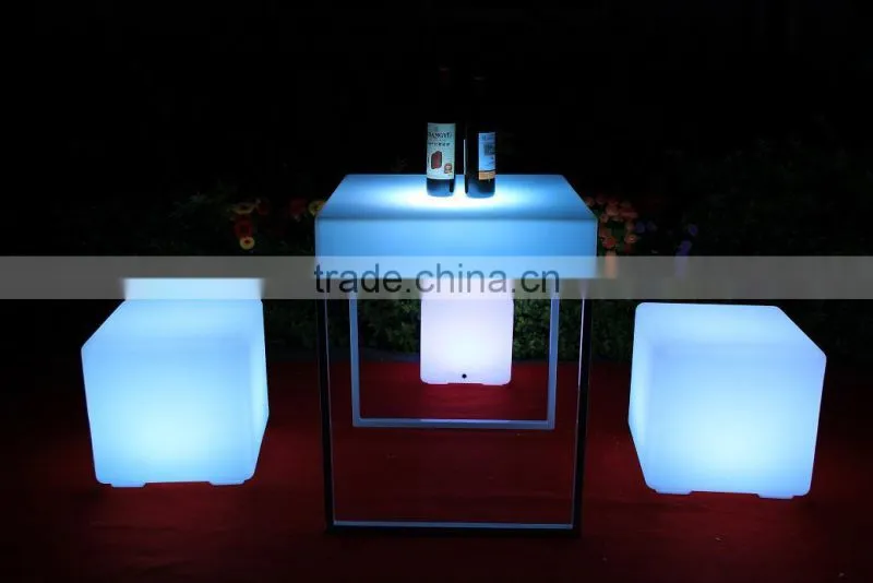 Custom led furniture, led coffee table, garden furniture