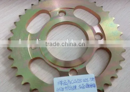 CD70 OEM color packing box motorcycle driving chain and sprocket kits
