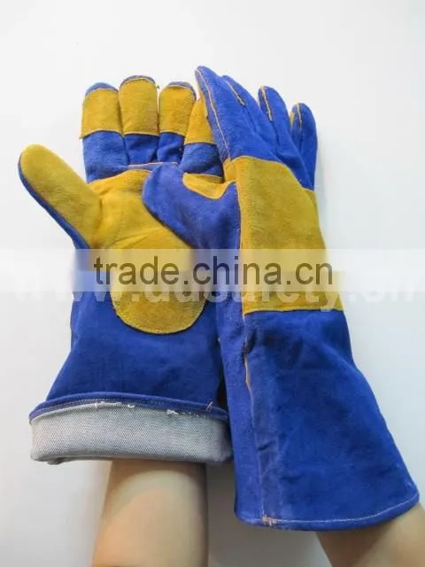 DDSAFETY 2017 Guante De Soldadura Reinforced Palm And Back Safety Gloves