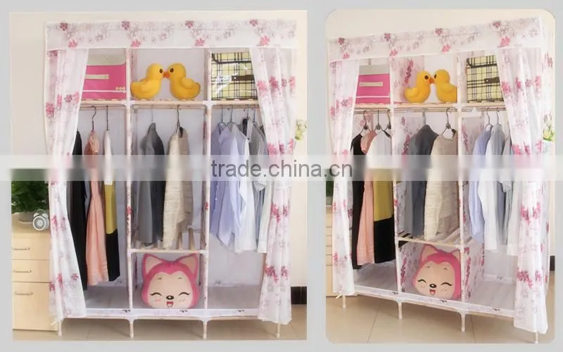 foldable wooden wardrobe