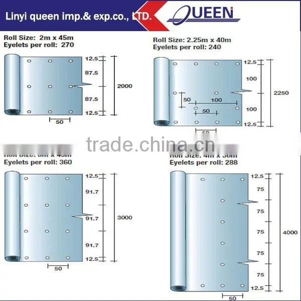 PE Leno Tarp Construction Plastic Reinforced Scaffold Sheeting for a clean construction site