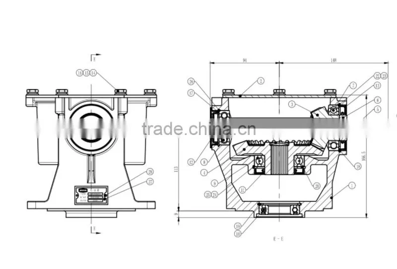 ISO9001 Certified Bevel gearbox