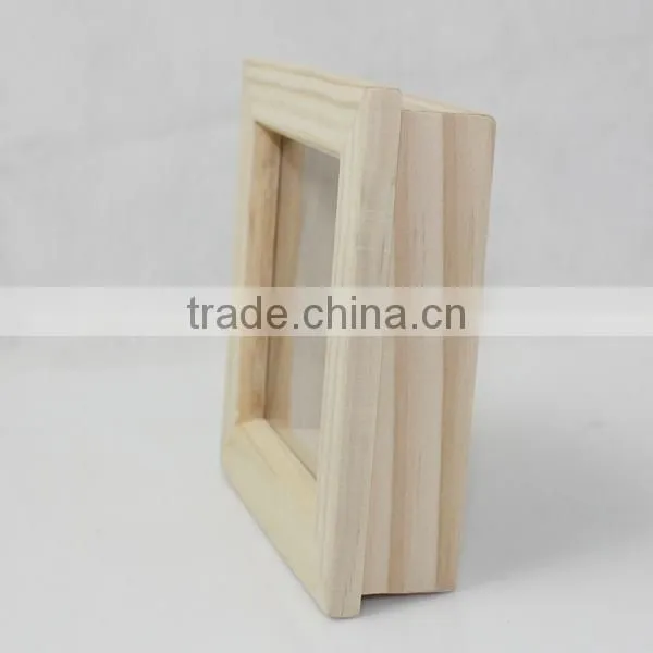 2016 hot sale wooden funny photo frame, top fashion children wooden funny photo frame W09A025