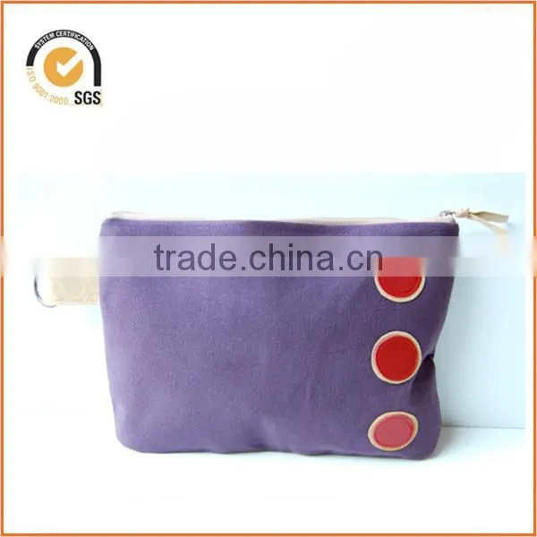 chiqun 78410 new style chiqun factory custom medium canvas zipper pouch