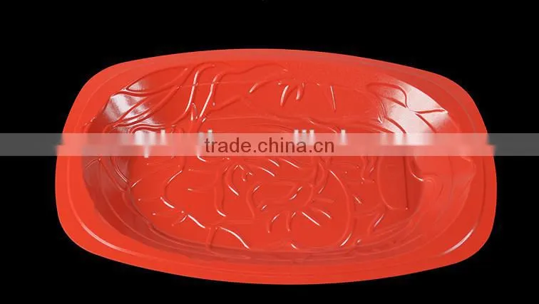 disposable square plate for BBQ,disposable square plate,color square plate