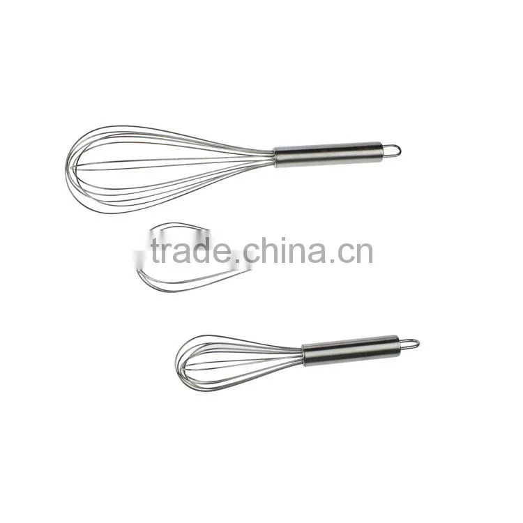 high quality stainless steel kitchen egg whisk with good grip