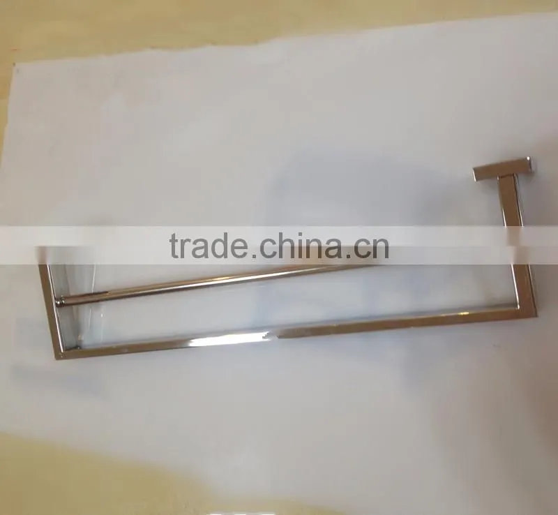 Bath Hardware factory supply stainless steel double bar towel rack