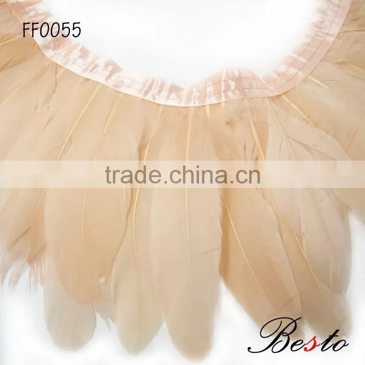 Wholesale handmade feather wedding decoration feather jewelry for sale