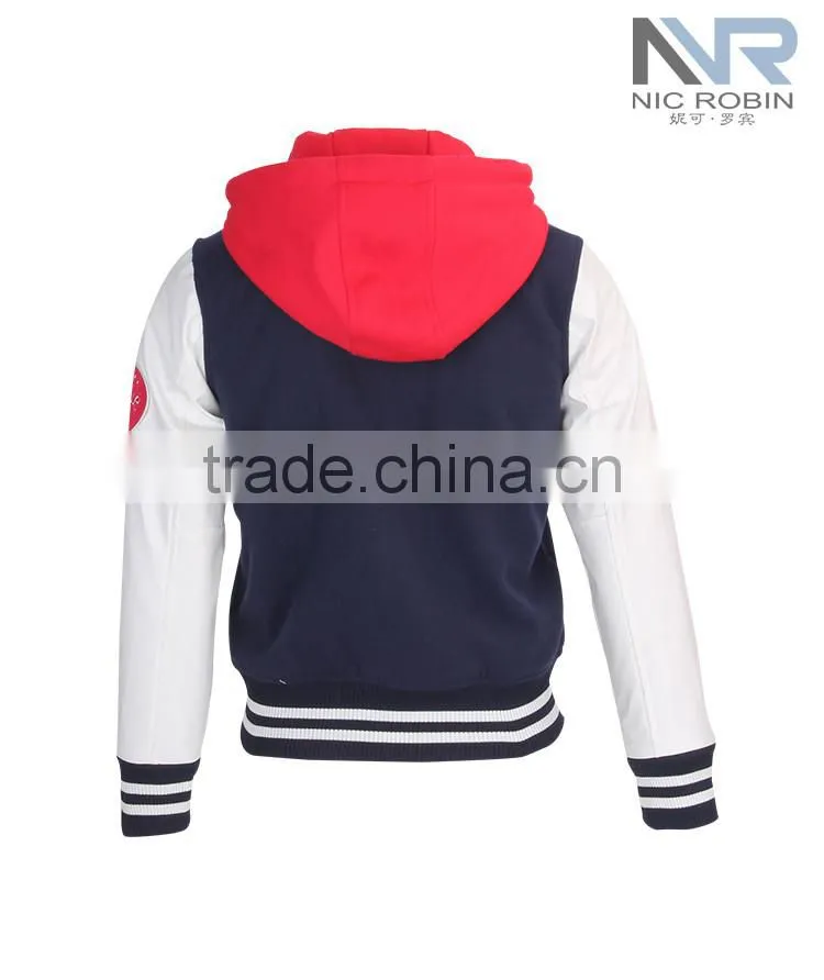 Fashionable Custom Logo No Zipper Hoodie Jacket For Men With Hood