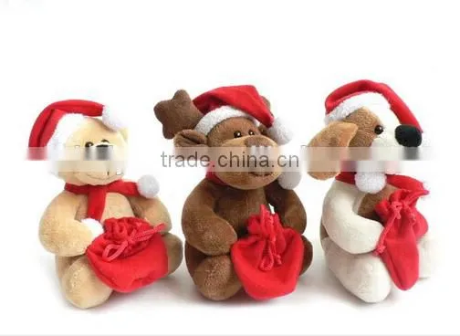 Plush teddy bear keychain white stuffed custom cheap bear keychain