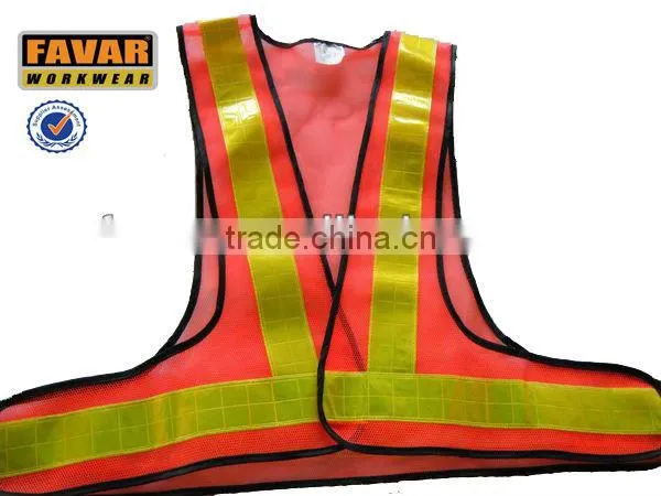 fluorescence color cheap safety vest work vest