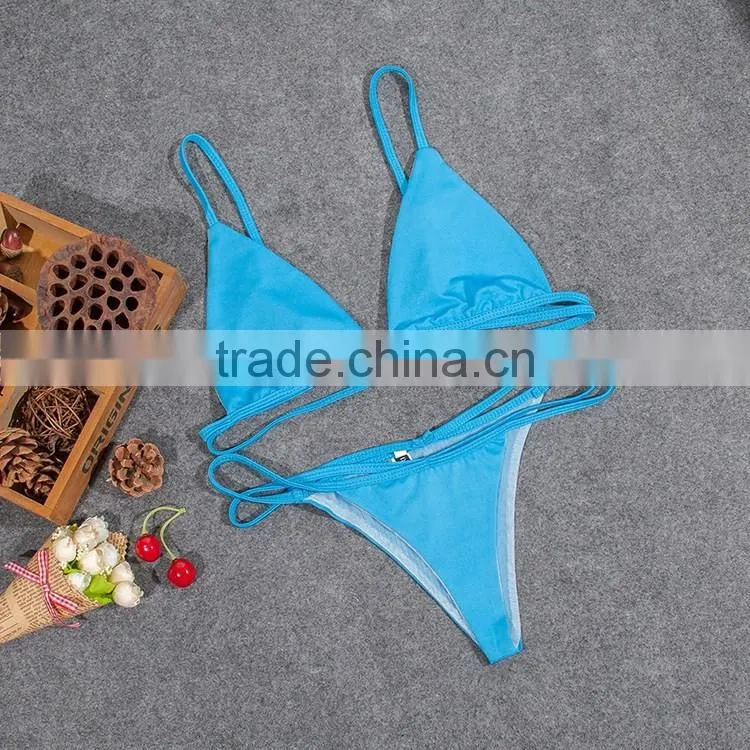 wholesale 2017 new design sexy swimwear bathing suits xxx hot sex bikini women beachwear OEM bralettes