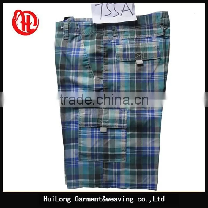 Apparel men outdoor comfortable solid cargo shorts