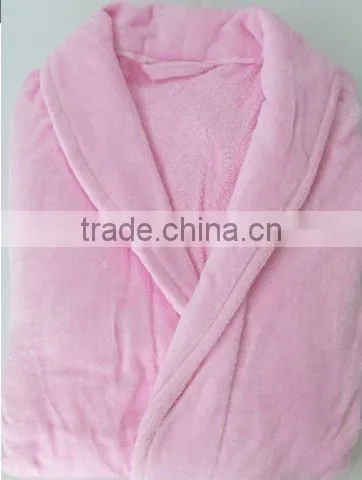 cheap orange 100 cotton bathrobe with oem hood