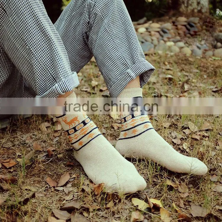 Brand design 100% cotton Man winter warm socks with super quality