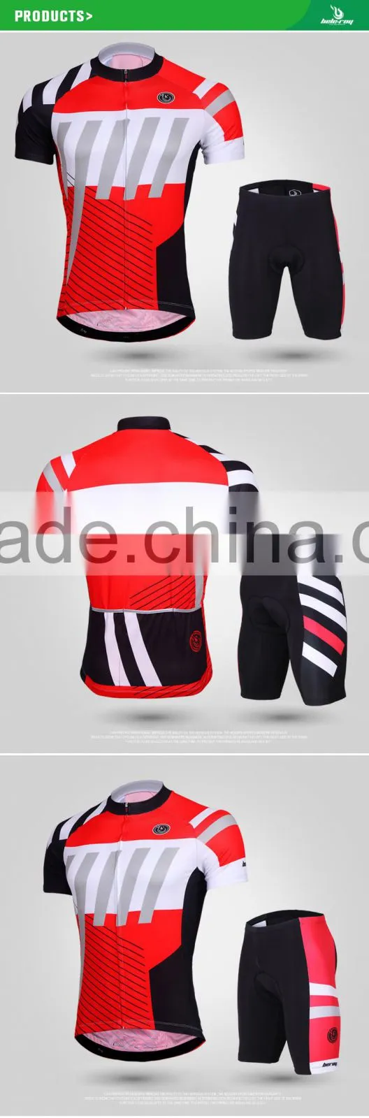 classic cycle team jersey design Sublimation Printing men cycling sets short sleeve