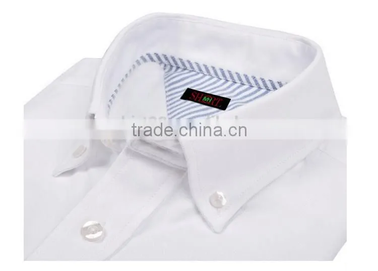 Men oxford slim fit multi colores stripes contrast mens dress shirts
