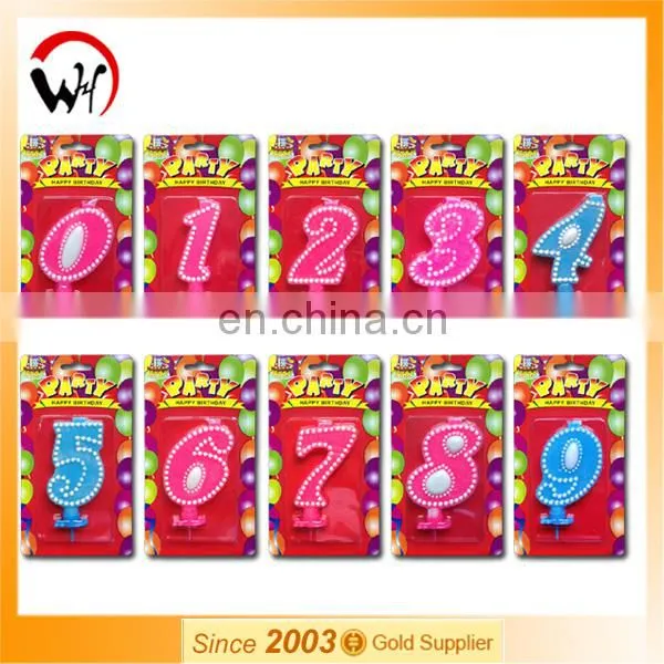 hot sale baby girl and baby boy birthday number candle party
