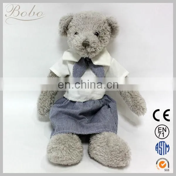 Hot sales plush stuffed dressing teddy bear toy