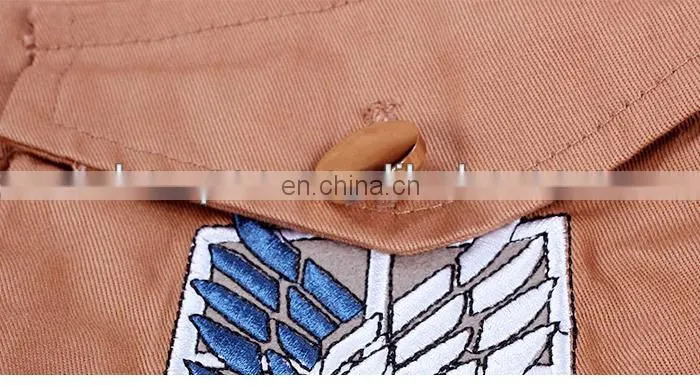 New arrival Anime 100% Cotton Attack on Titan jacket Cosplay hoddie Clothing(size:M/L/XL/XXL/XXXL) Scouting Legion