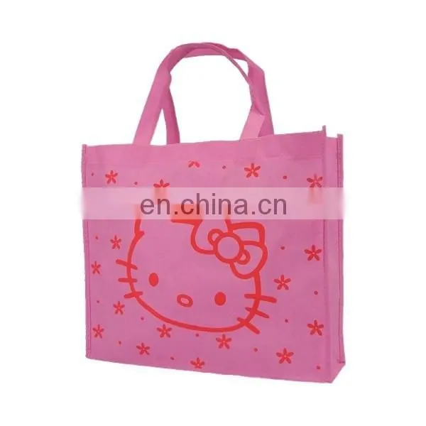 2017 custom cheap non woven printing shopping bag