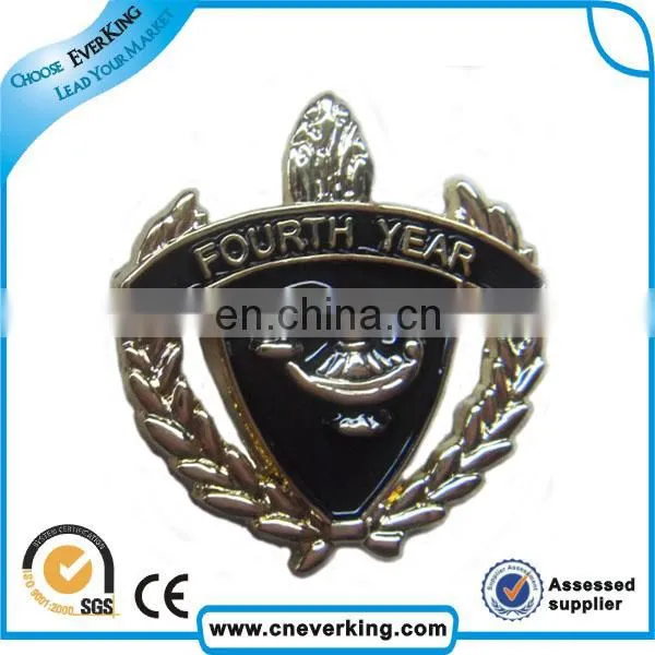 30mm 50mm Custom Diamond Cutting Colorful Pin Metal Badge