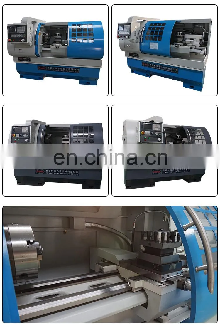 Fanuc/Siemens CNC Lathe Price List CNC Lathe Bar Feeder CK6140A