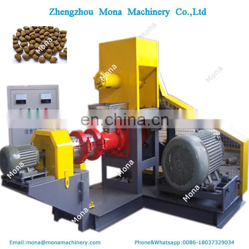 Low consumption floating fish feed extruder, fish feed pellet mill, pet feed pellet machine