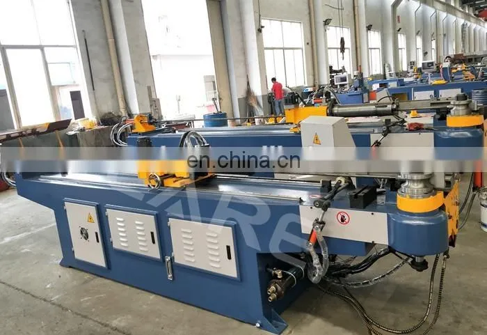 DW50CNC Fully Automatic 2 Axis CNC Rotary Draw Tube Pipe Bending Machine with extension mandrel length