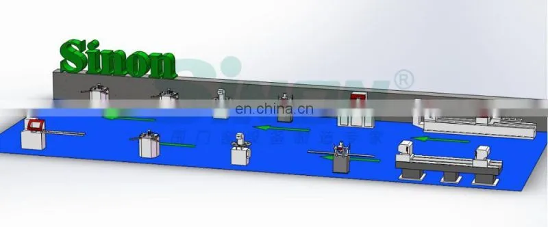CNC Double Head Aluminium Profile Cutting Machines