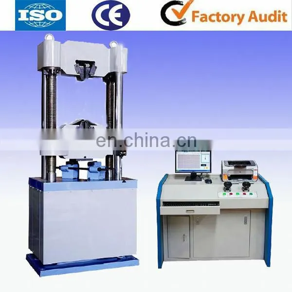WAW-C Computerized Servo Hydraulic Universal Tester / Universal Testing Machine Manufacture