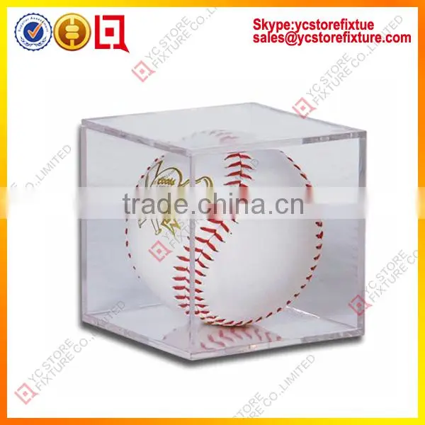 Custom acrylic display case for football
