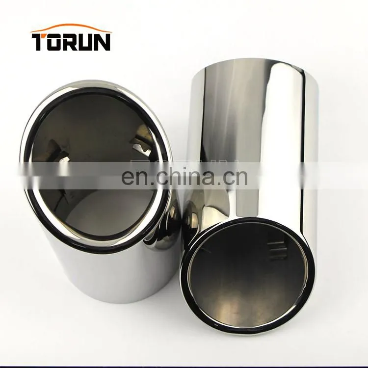 High performance car exhaust tips for audi a4 b8 Mirror polish
